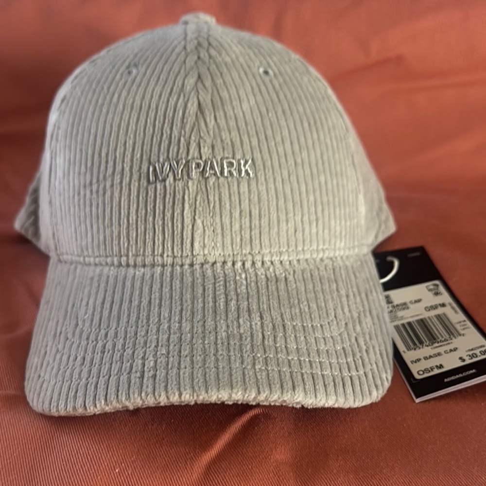 IVY PARK Light Gray Corduroy Cap